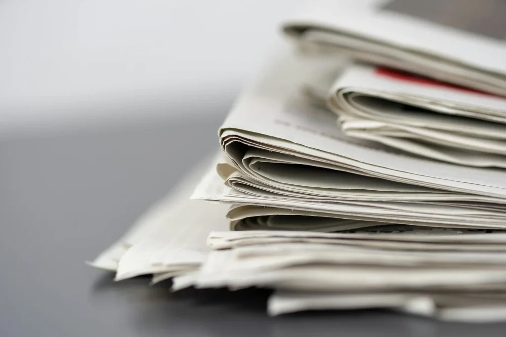 Stack of newspapers representing UAE News Roundup for 29 May 2025