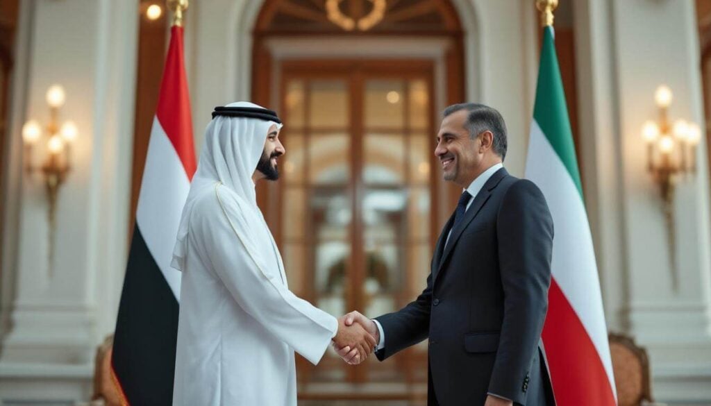 UAE President Mohamed bin Zayed and Hungarian Prime Minister shake hands during official state visit, symbolising strengthened diplomatic relations, 26 July 2025.