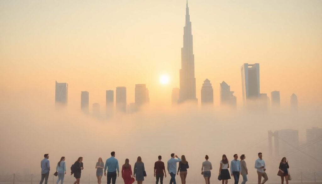 UAE news roundup 2nd July 2025, Dubai skyline at sunrise, Burj Khalifa, business opportunities, Golden Visa updates, residency reforms, diverse professionals, expat families, UAE policy changes.