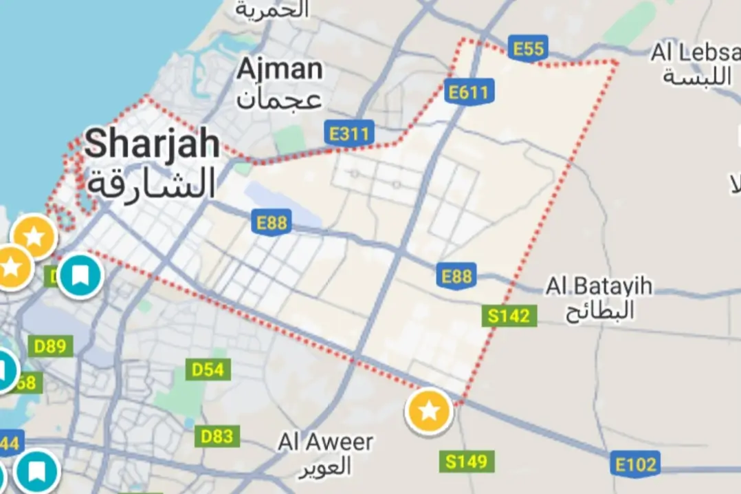 Sharjah Business Directory Map – UAEThrive