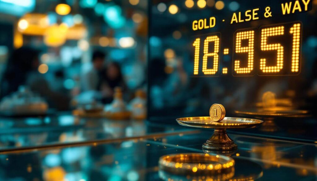UAE Daily News Roundup 30 August 2025 featured image showing a jeweller’s scale with a 22K gold bangle balanced against a 1‑dirham coin beside a digital price board, illustrating Dubai gold prices near a record level.