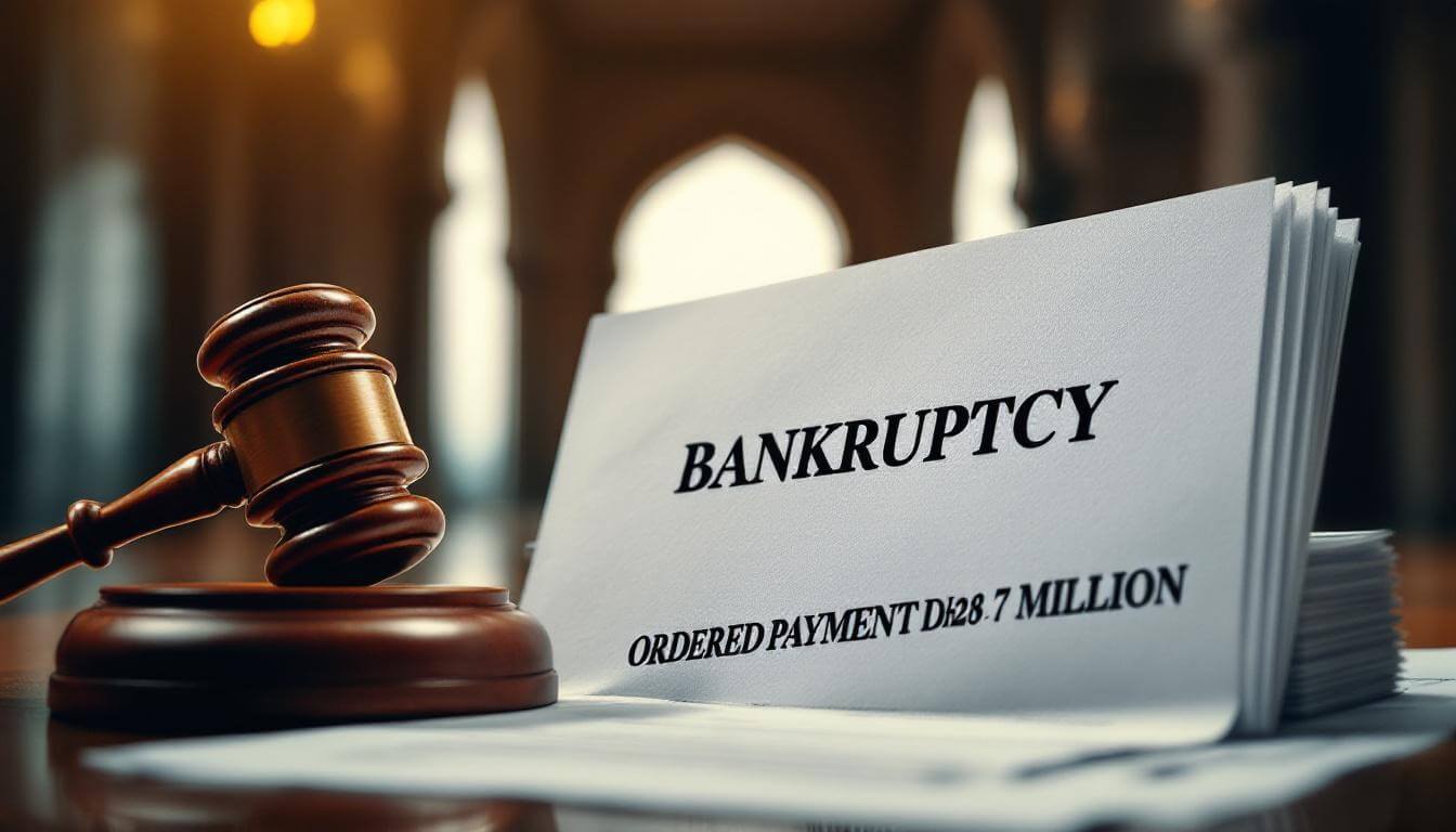UAE Daily News Roundup August 16th 2025: Judge’s gavel and bankruptcy order documents highlight major Dubai court payment ruling
