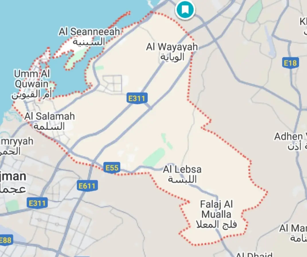 Umm Al Quwain Business Directory Map – UAEThrive