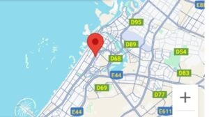 Map pin showing Chill Freez location in Al Quoz Industrial Area 4, Dubai