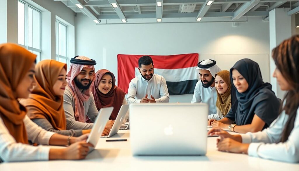 emirati youth innovation workshop uae flag