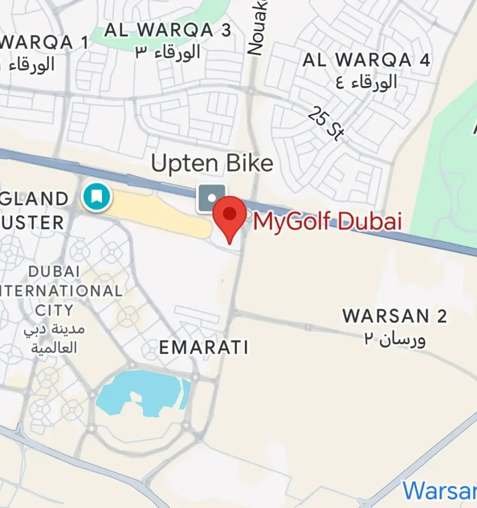 mygolf dubai location map