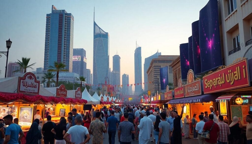 uae dubai abu dhabi night market culture