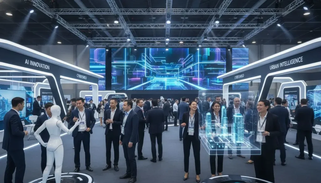 gitex futuristic exhibition ai cybersecurity smart cities