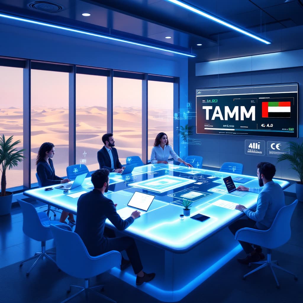 modern ai tamm platform abu dhabi office