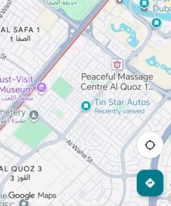tin star autos al quoz dubai location map