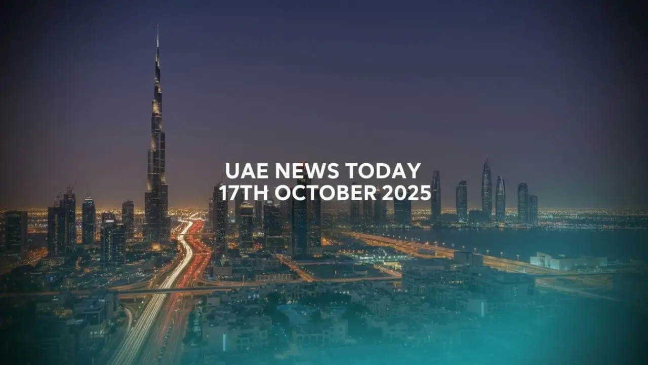 uae news today 17 october 2025