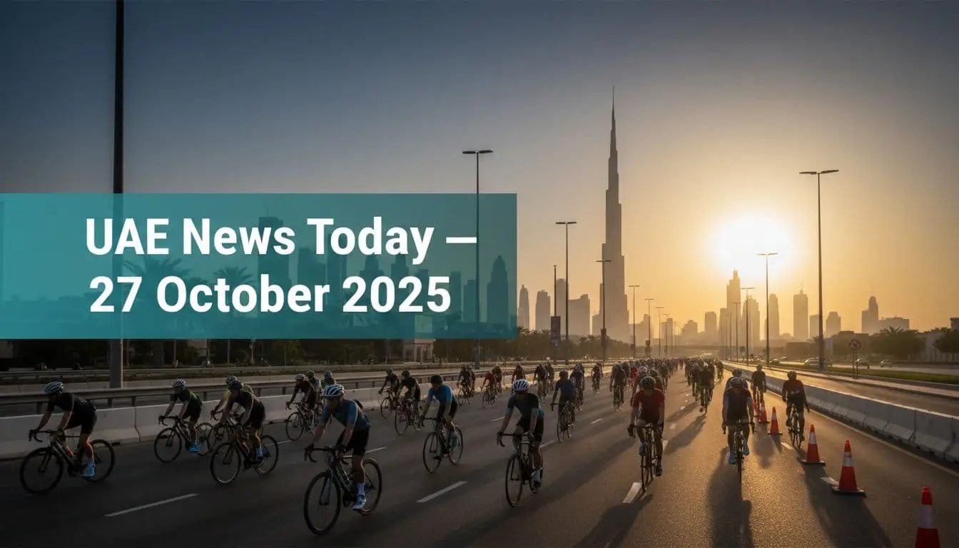 uae news today 27 october 2025 dubai ride cyclists