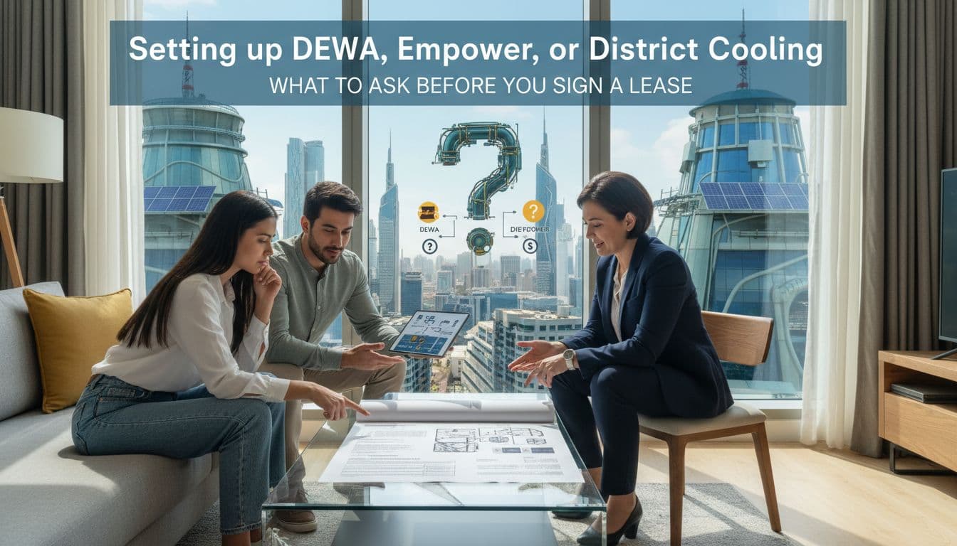 dewa empower district cooling lease questions