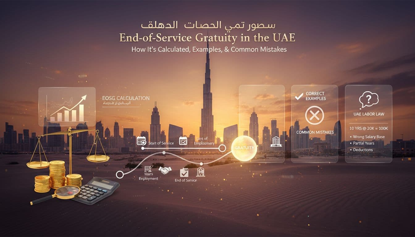 uae end of service gratuity calculation examples