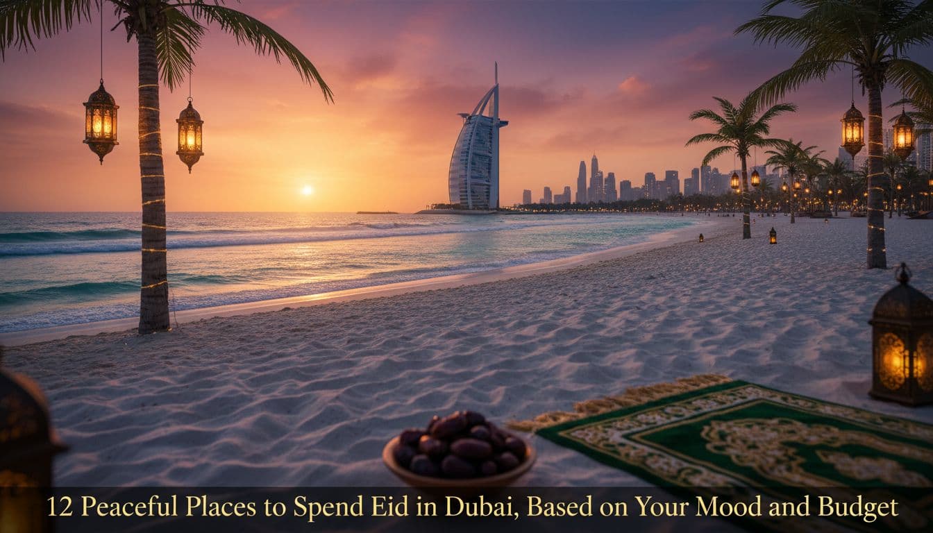 12 peaceful places to spend eid in dubai, based on your mood and budget
