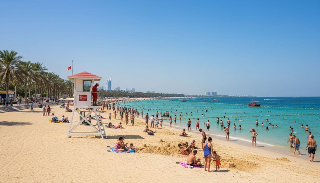 Dubai beach rescue robots