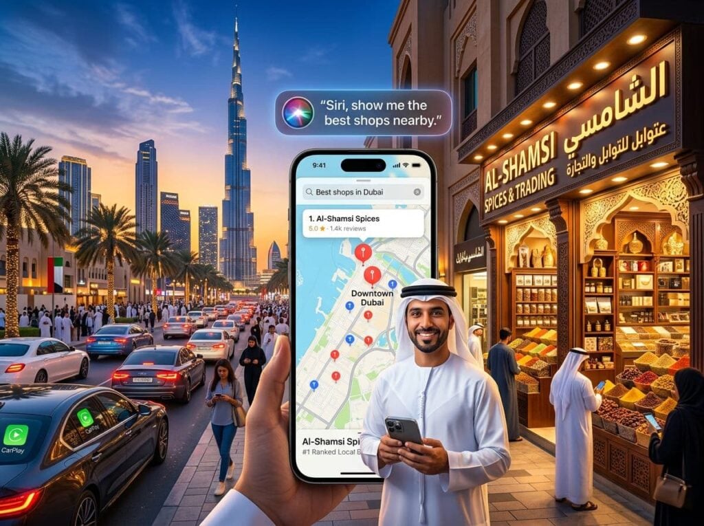 dubai apple maps ranking burj khalifa shop