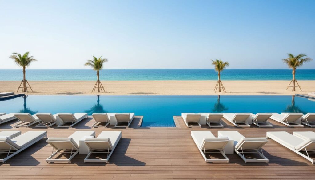 dubai beachfront infinity pool resort arabian gulf 504d92a4