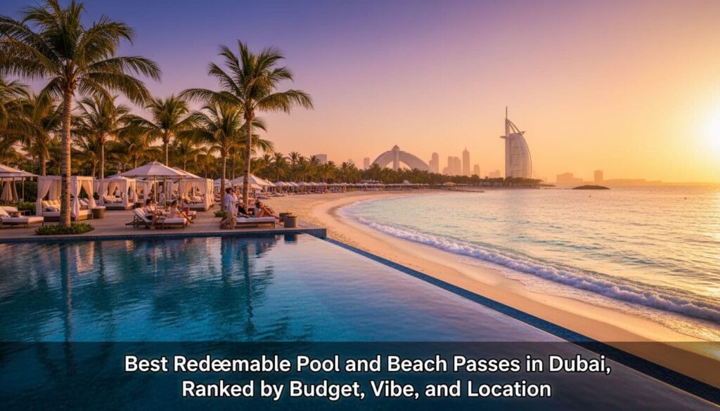 dubai luxury beach infinity pool sunset palm jumeirah 9863470e