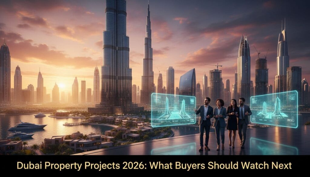 dubai property projects 2026 burj khalifa sunset 75409b17