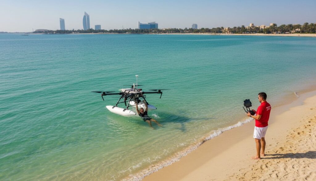 rescue drone buoyancy swimmer dubai beach 34edcc5b