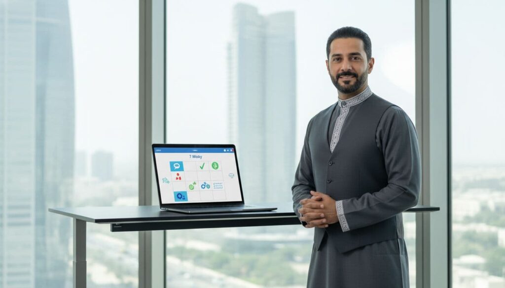 uae entrepreneur 7 day ai calendar abu dhabi office