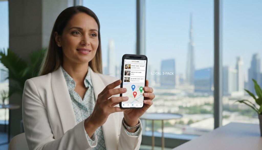 google maps local 3 pack uae business owner dubai eec93310