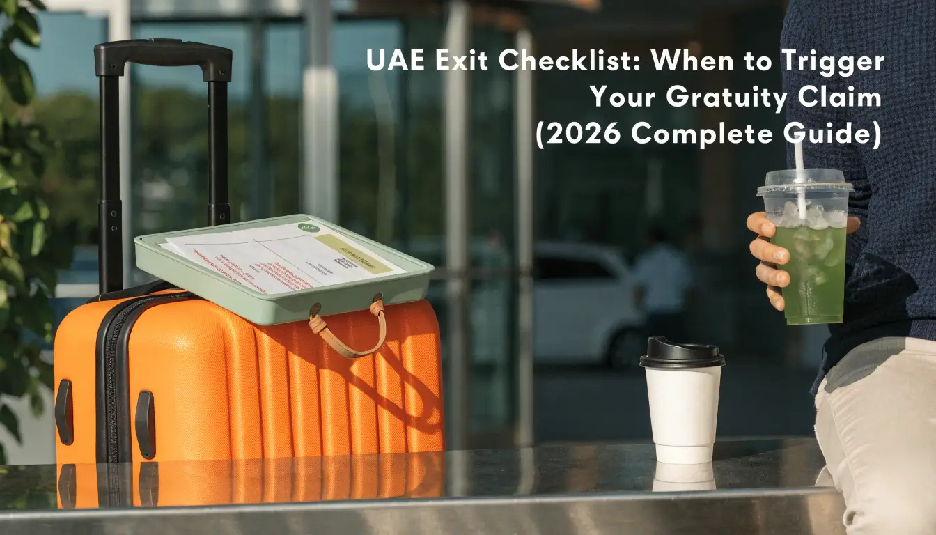 uae exit checklist gratuity claim