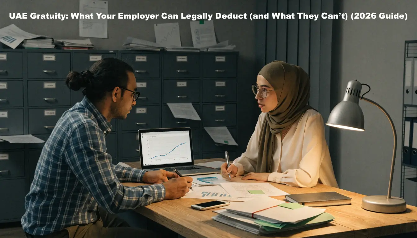uae gratuity employer deductions