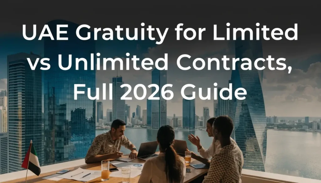 uae gratuity for limited vs unlimited contracts full 2026 guide