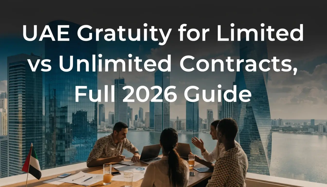uae gratuity for limited vs unlimited contracts full 2026 guide