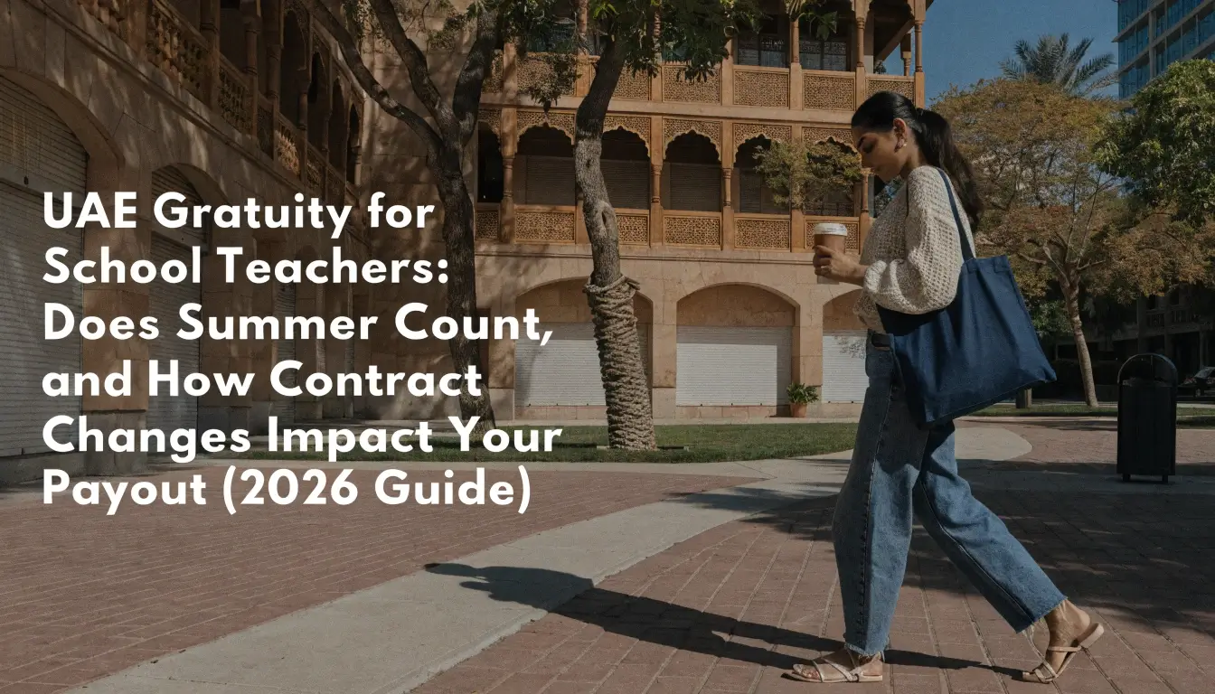 uae gratuity for school teachers