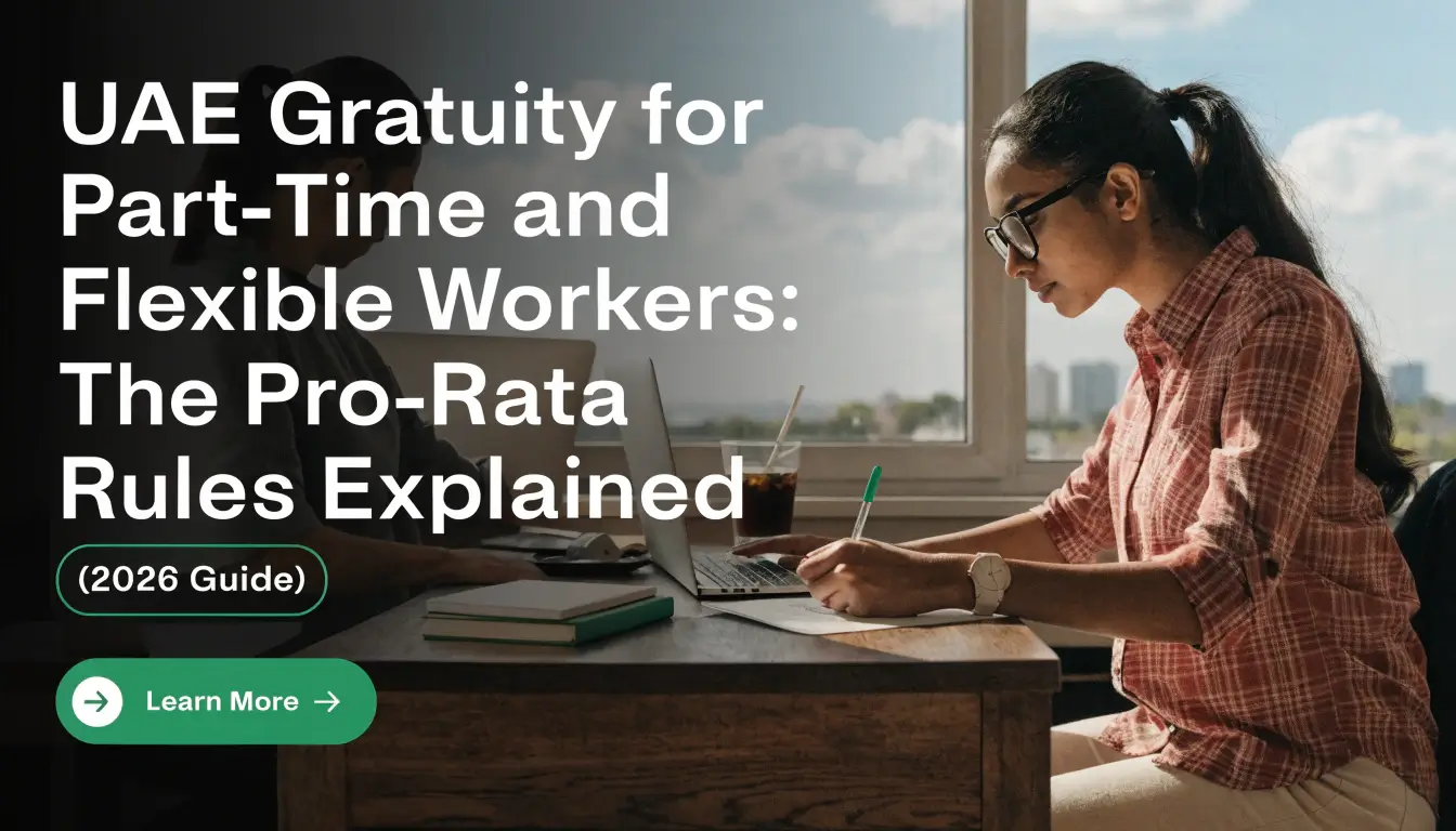 uae gratuity part time flexible workers