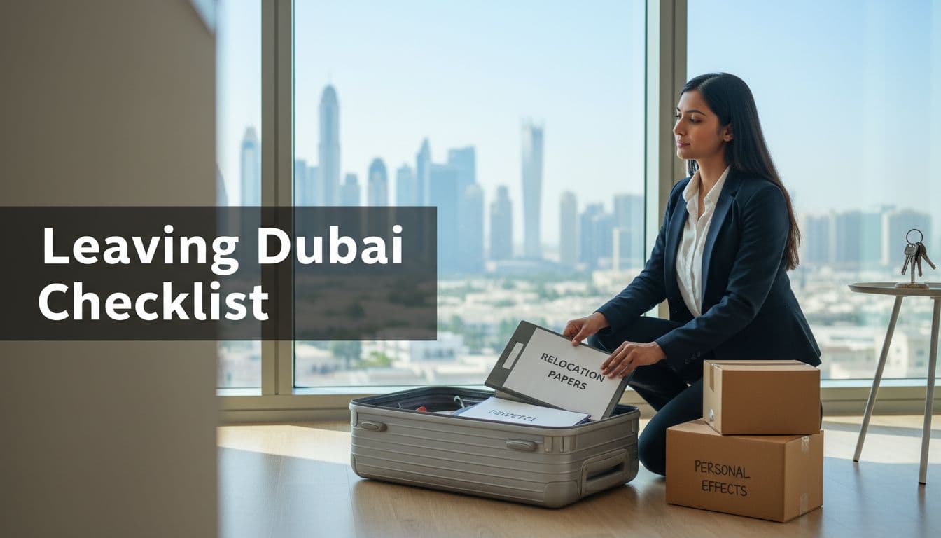 leaving dubai packing apartment skyline